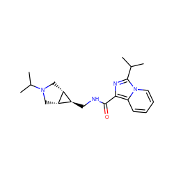 CC(C)c1nc(C(=O)NC[C@H]2[C@@H]3CN(C(C)C)C[C@H]23)c2ccccn12 ZINC000653793014