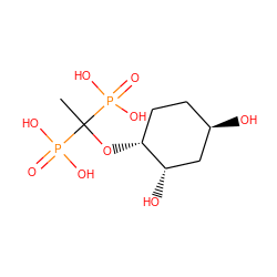 CC(O[C@@H]1CC[C@@H](O)C[C@@H]1O)(P(=O)(O)O)P(=O)(O)O ZINC000029241163