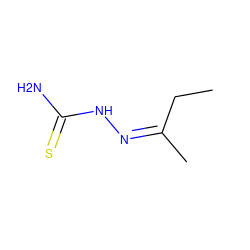 CC/C(C)=N\NC(N)=S ZINC000008579328