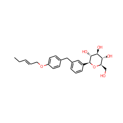 CC/C=C/COc1ccc(Cc2cccc([C@@H]3O[C@H](CO)[C@@H](O)[C@H](O)[C@H]3O)c2)cc1 ZINC000071331085