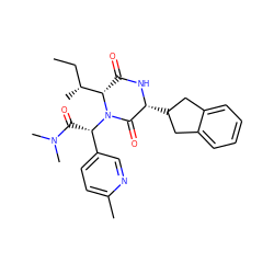 CC[C@@H](C)[C@@H]1C(=O)N[C@H](C2Cc3ccccc3C2)C(=O)N1[C@@H](C(=O)N(C)C)c1ccc(C)nc1 ZINC000084653898