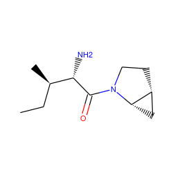 CC[C@@H](C)[C@H](N)C(=O)N1CC[C@@H]2C[C@@H]21 ZINC000028824949