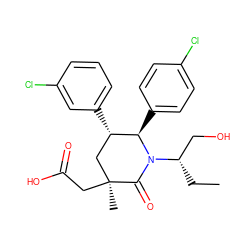 CC[C@@H](CO)N1C(=O)[C@@](C)(CC(=O)O)C[C@H](c2cccc(Cl)c2)[C@H]1c1ccc(Cl)cc1 ZINC000095575885