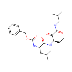 CC[C@@H](NC(=O)[C@H](CC(C)C)NC(=O)OCc1ccccc1)C(=O)C(=O)NCC(C)C ZINC000013833748