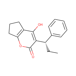 CC[C@@H](c1ccccc1)c1c(O)c2c(oc1=O)CCC2 ZINC000013741426