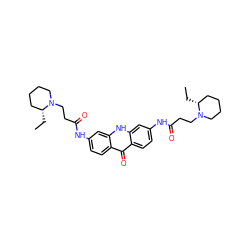 CC[C@@H]1CCCCN1CCC(=O)Nc1ccc2c(=O)c3ccc(NC(=O)CCN4CCCC[C@H]4CC)cc3[nH]c2c1 ZINC000058511359