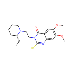 CC[C@@H]1CCCCN1CCn1c(S)nc2cc(OC)c(OC)cc2c1=O ZINC000020644376