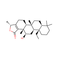 CC[C@]12CCCC(C)(C)[C@@H]1CC[C@]1(C)[C@@H]2C[C@@H](O)[C@]2(C)C3=C(CC[C@H]21)[C@@H](C)OC3=O ZINC000299861943