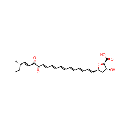 CC[C@H](C)/C=C/C(=O)C(=O)/C=C/C=C/C=C/C=C/C=C/C=C/[C@@H]1C[C@@H](O)[C@H](C(=O)O)O1 ZINC000044405558