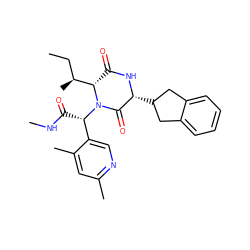 CC[C@H](C)[C@@H]1C(=O)N[C@H](C2Cc3ccccc3C2)C(=O)N1[C@@H](C(=O)NC)c1cnc(C)cc1C ZINC000038217237