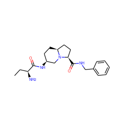 CC[C@H](N)C(=O)N[C@H]1CC[C@H]2CC[C@@H](C(=O)NCc3ccccc3)N2C1 ZINC000040394372