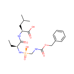 CC[C@H](N[P@](=O)(O)CNC(=O)OCc1ccccc1)C(=O)N[C@@H](CC(C)C)C(=O)O ZINC000299844717