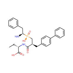 CC[C@H](NC(=O)[C@H](Cc1ccc(-c2ccccc2)cc1)C[P@](=O)(O)[C@@H](N)Cc1ccccc1)C(=O)O ZINC000013807132