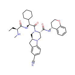 CC[C@H](NC)C(=O)N[C@H](C(=O)N1C[C@@H]2Cc3cc(C#N)ccc3N2C[C@H]1C(=O)N[C@@H]1CCOc2ccccc21)C1CCCCC1 ZINC000103250117