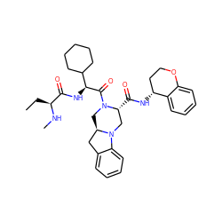 CC[C@H](NC)C(=O)N[C@H](C(=O)N1C[C@@H]2Cc3ccccc3N2C[C@H]1C(=O)N[C@@H]1CCOc2ccccc21)C1CCCCC1 ZINC000098208139