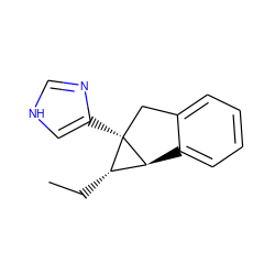 CC[C@H]1[C@@H]2c3ccccc3C[C@]12c1c[nH]cn1 ZINC000064540975