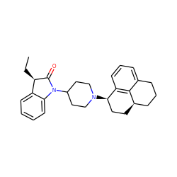 CC[C@H]1C(=O)N(C2CCN([C@@H]3CC[C@@H]4CCCc5cccc3c54)CC2)c2ccccc21 ZINC000169341816