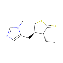 CC[C@H]1C(=S)SC[C@@H]1Cc1cncn1C ZINC000013447154