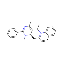 CC[n+]1c(C[C@@H]2C=C(C)N=C(c3ccccc3)N2C)ccc2ccccc21 ZINC000084415196