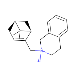 CC1(C)[C@H]2CC=C(C[N@+]3(C)CCc4ccccc4C3)[C@@H]1C2 ZINC000254133598