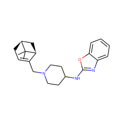 CC1(C)[C@H]2CC=C(CN3CCC(Nc4nc5ccccc5o4)CC3)[C@@H]1C2 ZINC000006744007