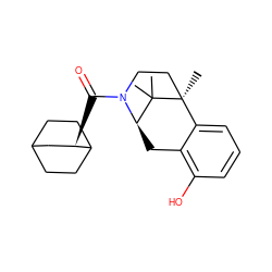 CC1(C)[C@H]2Cc3c(O)cccc3[C@]1(C)CCN2C(=O)[C@@H]1CC2CCC1CC2 ZINC000068152691