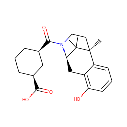 CC1(C)[C@H]2Cc3c(O)cccc3[C@]1(C)CCN2C(=O)[C@@H]1CCC[C@H](C(=O)O)C1 ZINC000201105770