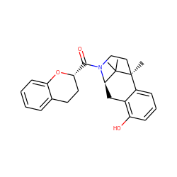 CC1(C)[C@H]2Cc3c(O)cccc3[C@]1(C)CCN2C(=O)[C@@H]1CCc2ccccc2O1 ZINC000201102933