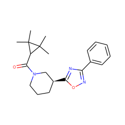 CC1(C)C(C(=O)N2CCC[C@H](c3nc(-c4ccccc4)no3)C2)C1(C)C ZINC000095588579