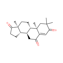 CC1(C)C[C@@]2(C)C(=CC1=O)C(=O)C[C@H]1[C@@H]3CCC(=O)[C@@]3(C)CC[C@@H]12 ZINC000653761018