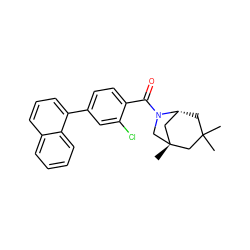 CC1(C)C[C@@H]2C[C@@](C)(CN2C(=O)c2ccc(-c3cccc4ccccc34)cc2Cl)C1 ZINC000049045753