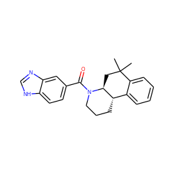 CC1(C)C[C@H]2[C@@H](CCCN2C(=O)c2ccc3[nH]cnc3c2)c2ccccc21 ZINC000117630791