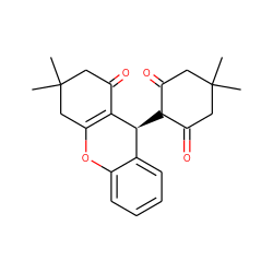 CC1(C)CC(=O)C([C@@H]2C3=C(CC(C)(C)CC3=O)Oc3ccccc32)C(=O)C1 ZINC000097053543