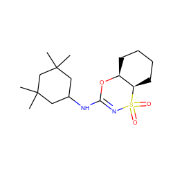 CC1(C)CC(NC2=NS(=O)(=O)[C@@H]3CCCC[C@@H]3O2)CC(C)(C)C1 ZINC000096273952