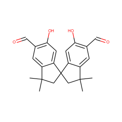 CC1(C)CC2(CC(C)(C)c3cc(C=O)c(O)cc32)c2cc(O)c(C=O)cc21 ZINC000005963566