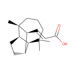 CC1(C)CCC[C@]2(C)[C@@H](/C=C/C(=O)O)[C@H]3CC[C@@H]2[C@H]31 ZINC000028645598