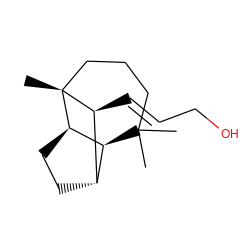 CC1(C)CCC[C@]2(C)[C@@H](/C=C/CO)[C@H]3CC[C@@H]2[C@H]31 ZINC000028645588