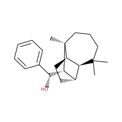 CC1(C)CCC[C@]2(C)[C@@H]([C@H](O)c3ccccc3)[C@H]3CC[C@@H]2[C@H]31 ZINC000028645690