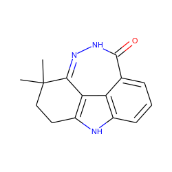 CC1(C)CCc2[nH]c3cccc4c(=O)[nH]nc1c2c34 ZINC000150199698