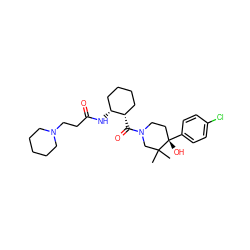 CC1(C)CN(C(=O)[C@H]2CCCC[C@H]2NC(=O)CCN2CCCCC2)CC[C@]1(O)c1ccc(Cl)cc1 ZINC000096173233