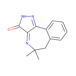 CC1(C)Cc2ccccc2C2=NNC(=O)C2=N1 ZINC000000053179