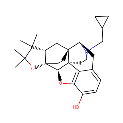 CC1(C)O[C@@]23CC[C@@]4(C[C@H]2C1(C)C)[C@H]1Cc2ccc(O)c5c2[C@@]4(CCN1CC1CC1)[C@H]3O5 ZINC000100520997