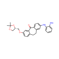 CC1(C)OC[C@@H](COc2ccc3c(c2)C(=O)c2ccc(Nc4ccccc4N)cc2CC3)O1 ZINC000095578341