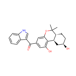 CC1(C)Oc2cc(C(=O)c3c[nH]c4ccccc34)cc(O)c2[C@@H]2C[C@H](O)CC[C@H]21 ZINC000084669245