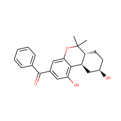 CC1(C)Oc2cc(C(=O)c3ccccc3)cc(O)c2[C@@H]2C[C@H](O)CC[C@H]21 ZINC000084724653