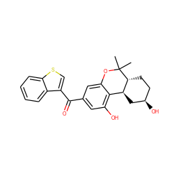 CC1(C)Oc2cc(C(=O)c3csc4ccccc34)cc(O)c2[C@@H]2C[C@H](O)CC[C@H]21 ZINC000084669240