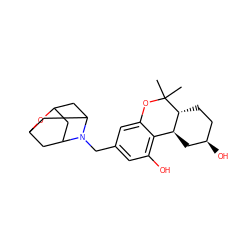 CC1(C)Oc2cc(CN3C4CC5CC3CC(C4)O5)cc(O)c2[C@@H]2C[C@H](O)CC[C@H]21 ZINC000058540841