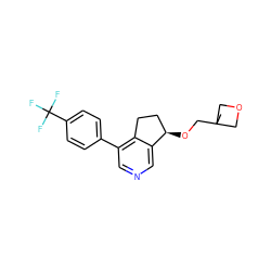 CC1(CO[C@@H]2CCc3c(-c4ccc(C(F)(F)F)cc4)cncc32)COC1 ZINC000205708253