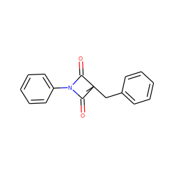 CC1(Cc2ccccc2)C(=O)N(c2ccccc2)C1=O ZINC000045245387