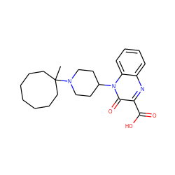 CC1(N2CCC(n3c(=O)c(C(=O)O)nc4ccccc43)CC2)CCCCCCC1 ZINC000114713100